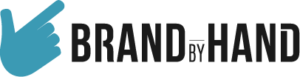 One-Click Buy webshops brand by hand logo